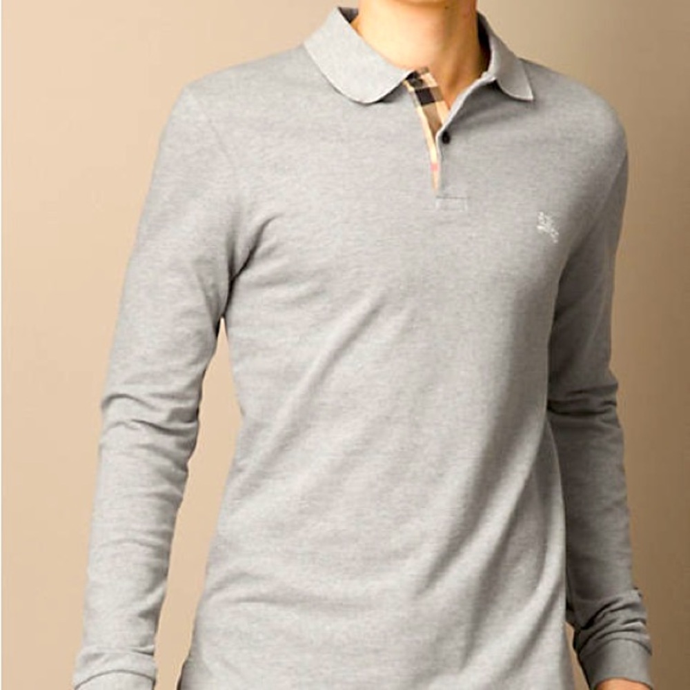 Burberry pullover. Burberry long sleeve polo XL